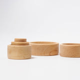 Grimms Stacking Bowls - Natural, Wooden toys, wood toys, dragonfly toys