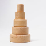 Grimms Stacking Bowls - Natural, Wooden toys, wood toys, dragonfly toys