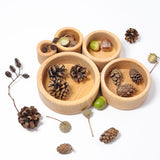 Grimms Stacking Bowls - Natural, Wooden toys, wood toys, dragonfly toys