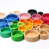 Grimms Stacking Bowls - Natural, Wooden toys, wood toys, dragonfly toys