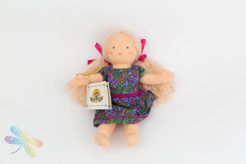 Small Steiner Doll- Girl Blond Hair, Dragonfly Toys 