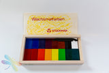 Stockmar Wooden Block Crayons 16, dragonfly toys, 
