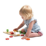 TL8407 - Counting Carrots Wooden Stacker, Dragonfly Toys 