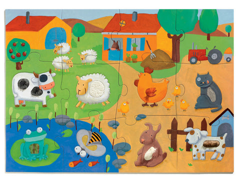 Tactile Farm Puzzle 20 Pieces