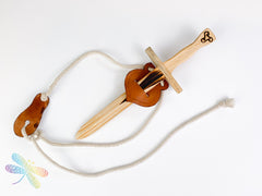 Handcrafted Wooden Dagger, Tims Swords, Drqagonfly Toys, Aussie made, Australia Made