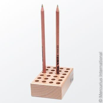 Wooden Pencil Holder for 24 Pencil