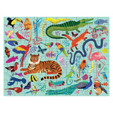 Double Sided Animal Kingdom Puzzle (100 Pieces) by Mudpuppy