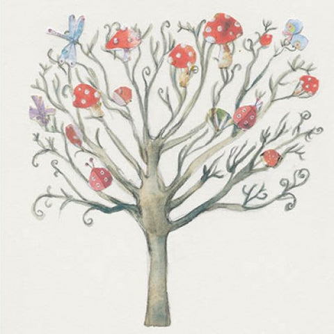 Greeting Card - Anna Pignataro - Mushroom Tree AP-12