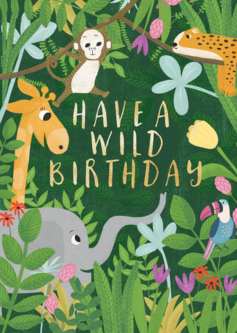 Greeting Card - Jungle Animal, Dragonfly Toys 