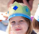 Silk Crowns Blue Rainbow by Sarah Silks, Dragonflytoys 