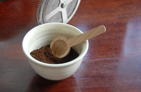 Wooden Beech Coffeee Measure Spoon