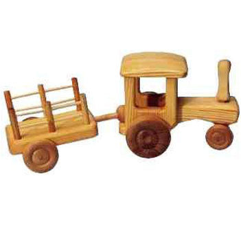 Big Tractor With Cart, Dragonflytoys