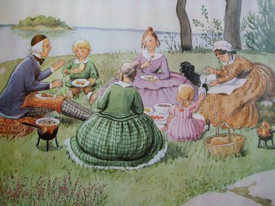 Elsa Beskow Picnic Poster