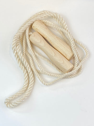 Wooden Handled Skipping Rope