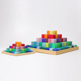 Grimms Large Stepped Pyramid, Dragonfly Toys, Wooden Toys, Blocks