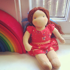 Small Steiner Doll- Girl with Brown Hair - Hannah