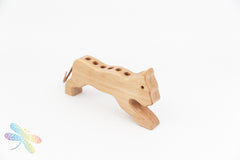 Cat Wooden Pencil Holder by Drei Blatter, Dragonfly Toys 