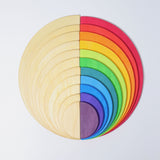 Grimms Large Semi Circles Natural, Grimms wooden toys, dragonfly toys, 