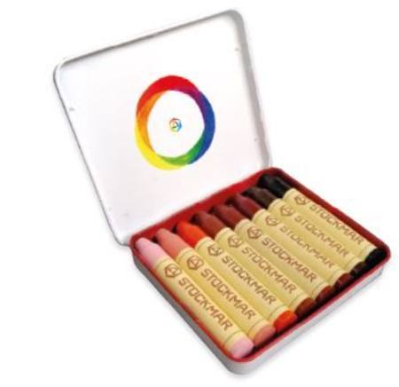 Stockmar 8 Wax Stick Crayons in Skin Tones