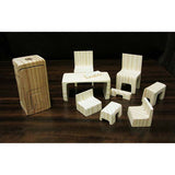 Wooden Surprise Puzzle, Tims swords, dragonfly toys, wooden table and chairs
