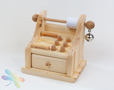Wooden Cash Register by Drei Blatter, Dragonfly toys