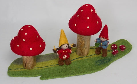 Toadstool Garden Play with Gnomes